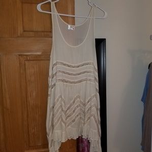 Cream Free People Slip Top
